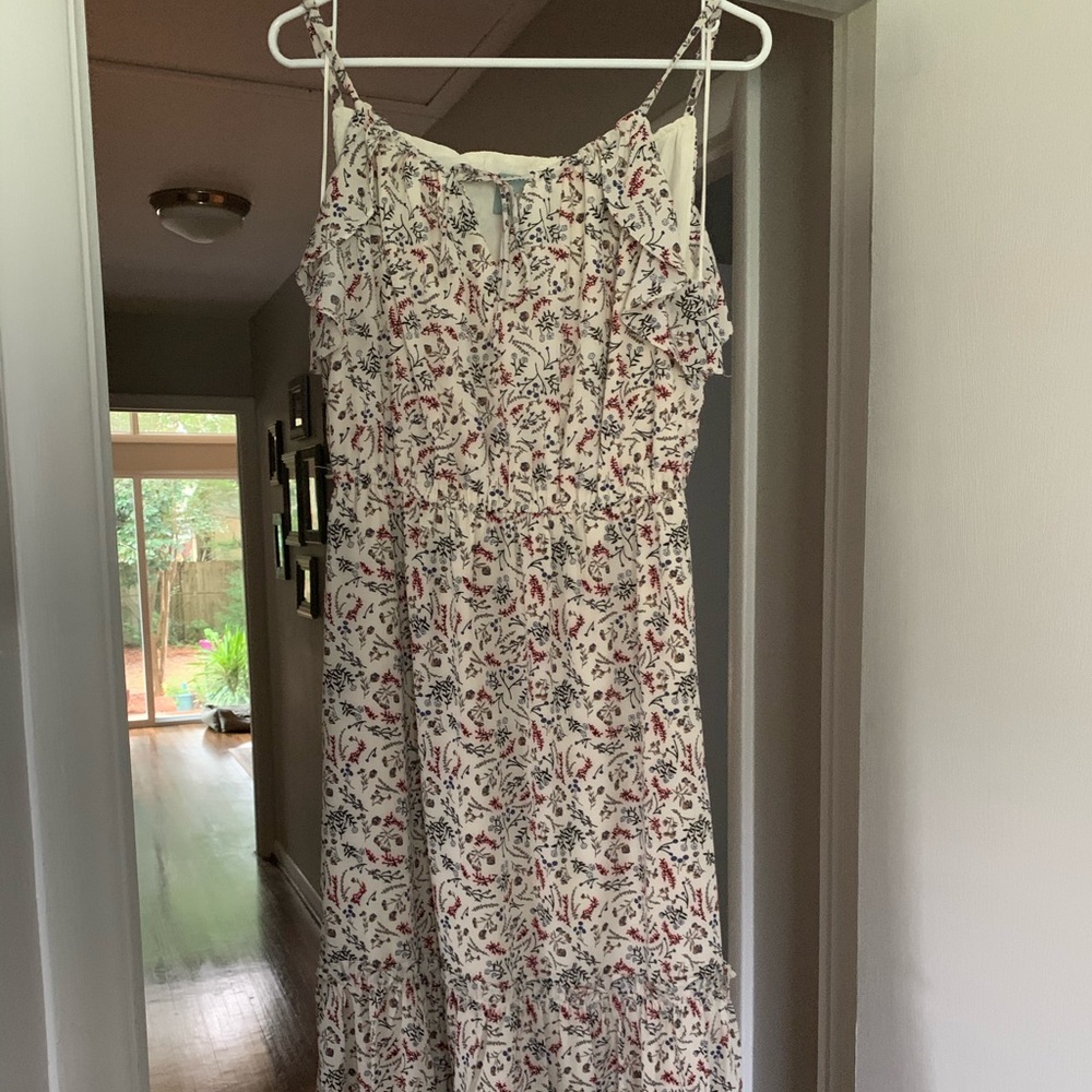 Floral Midi Sleeveless Dress